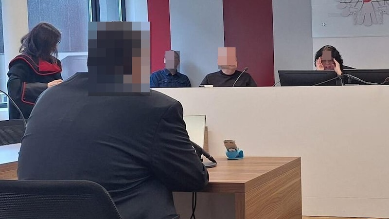 The defendant accepted the verdict of the jury in Eisenstadt in the second. (Bild: Harald Schume, Krone KREATIV)