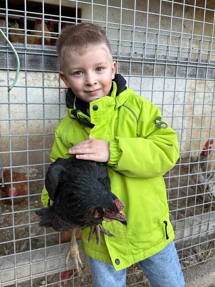 Thomas has taken "Henriette" to his heart.