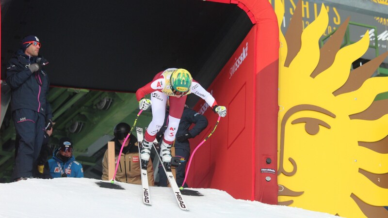 When Victoria Olivier throws herself out of the starting gate of a downhill, she must have no doubts. (Bild: Peter Weihs/Kronenzeitung)