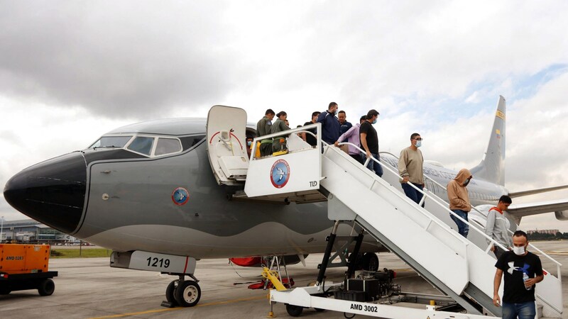 Migrants arriving in Colombia (Bild: AFP/Handout)