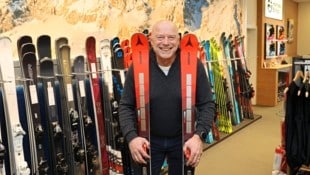 Mike Tritscher in seinem Geschäft in Schladming (Bild: Jauschowetz Christian)