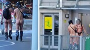 Wer sind die zwei Nackerten, die in Schladming für Aufsehen und Schmunzeln sorgen?