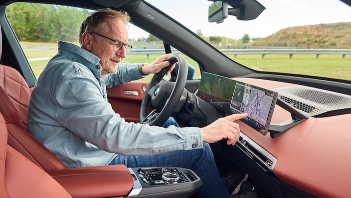 The new control system is clearer than that of its predecessor.
