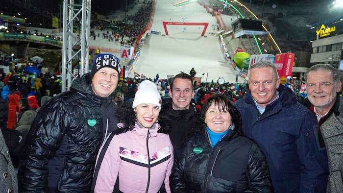 Karlheinz Kornhäusl, Karoline Edtstadtler, Stefan Hermann, Manuela Khom, Mario Kunasek und Gerhard Deutschmann