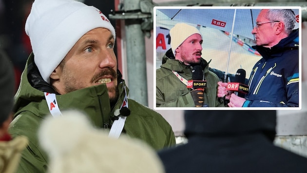 Marcel Hirscher hatte am Dienstag beim Riesentorlauf in Schladming seinen ersten öffentlichen Auftritt seit seiner Verletzung auf der Reiteralm. (Bild: GEPA, orf)