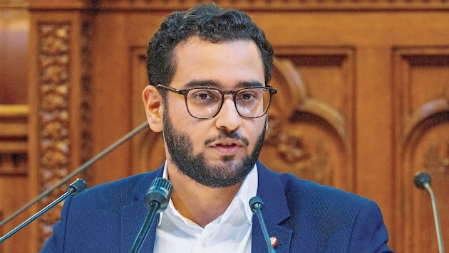 Ömer Öztas (Greens) is currently Vienna's youngest local councillor. (Bild: PictureDesk/Michael Indra / SEPA.Media / picturedesk.com)