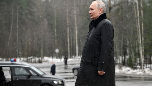 The Kremlin leader seems visibly crestfallen these days. (Bild: ASSOCIATED PRESS)