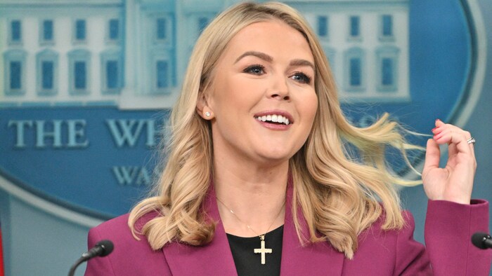 Trumps Sprecherin Karoline Leavitt