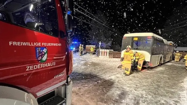 Die Feuerwehr Zederhaus rückte aus. (Bild: FF Zederhaus)