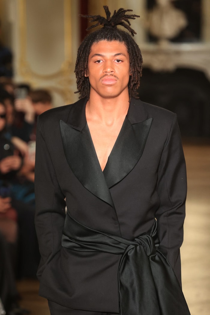 Henry Klum bei seinem Runway-Debüt