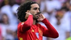 Europameister Marc Cucurella hat in einem Interview tiefe, emotionale Einblicke gewährt. (Bild: APA/AFP/Tobias SCHWARZ)