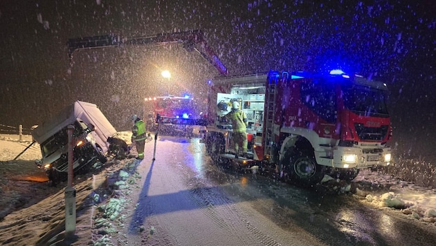 Die Feuerwehr Thomatal rückte aus. (Bild: FF Thomatal)