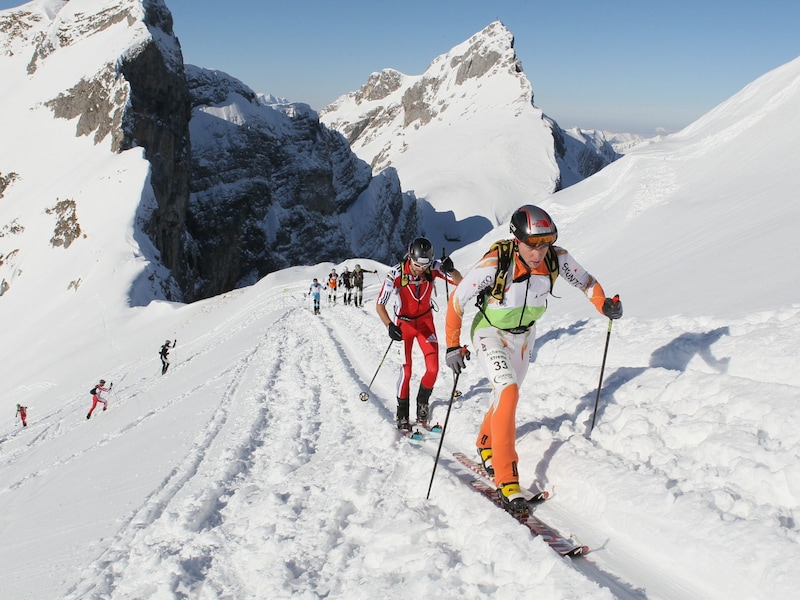 Die Elite des Skibergsteigens wird sich beim Achsensee Xtreme messen.  (Bild: Alfred Ruff)