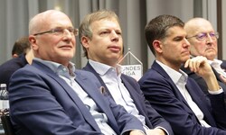 Wolfgang Bartosch mit Thomas Hollerer, Bernhard Neuhold und Johann Gartner