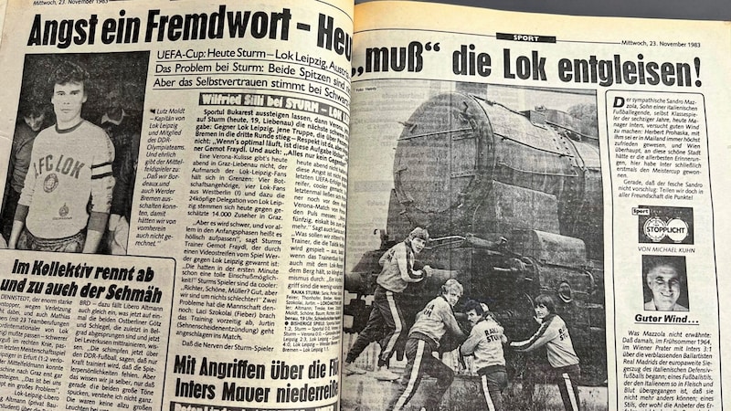 The "Steirerkrone" reported at the time (Bild: Krone Archiv)