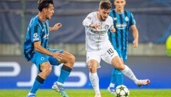 Ardon Jashari (li.) duellierte sich in der vergangenen Champions-League-Saison mit Sturm Graz.