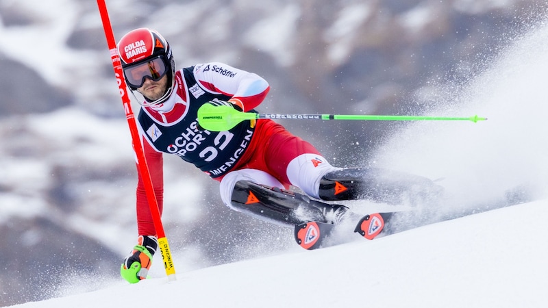 In Wengen war Christian Hirschbühl noch am Start. (Bild: GEPA pictures)