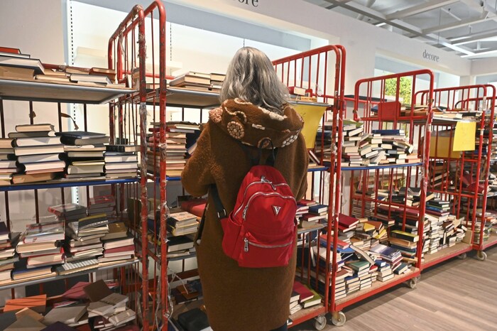 Auch die Deko-Bücher wurden verkauft.