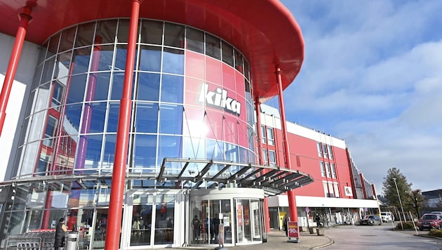 Bei Kika-Klagenfurt gibt es 20.000 Quadratmeter Fläche zu mieten.