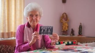 Anna Hackl, Zeitzeugin der „Mühlviertler Hasenjagd“ und Lebensretterin; Wenige Tage nach dem Kriegsende im Mai 1945 entstand das Foto, das sie zeigt. (Bild: Einöder Horst)