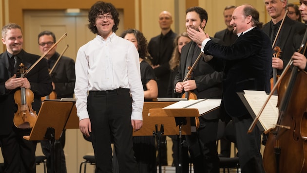 Tsotne Zedginidze presented his first symphony (Bild: Wolfgang Lienbacher)