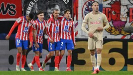 Atletico (li.) hatte mit Salzburg leichtes Spiel. (Bild: APA Pool/APA/AFP/KERSTIN JOENSSON)