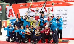 Großer Jubel beim ÖSV-Team