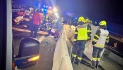 Der Unfall ereignete sich in der Nacht auf Donnerstag. (Bild: FF Traboch)