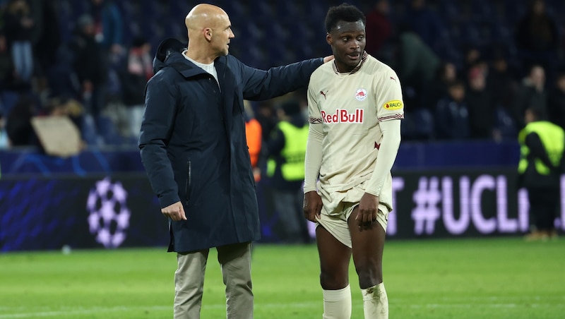 Coach Letsch is full of praise for Samson Baidoo. (Bild: GEPA)