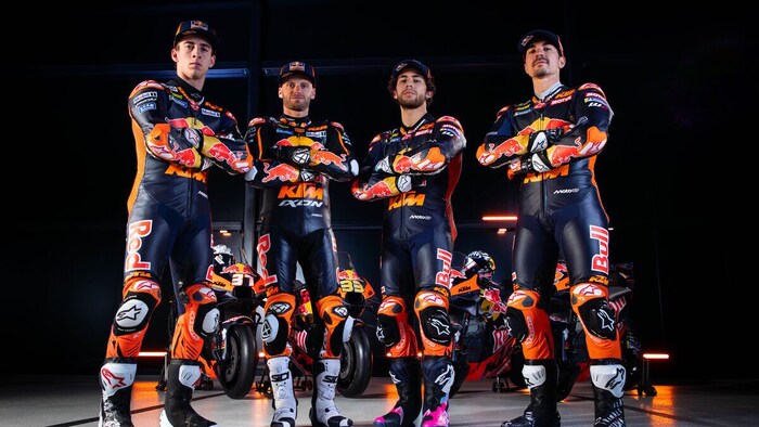 Acosta, Binder, Bastianini und Vinales (v.l.n.r.) haben viel vor
