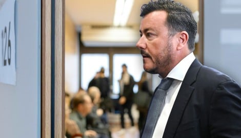 René Benko wird in seinem ersten Verfahren in Innsbruck vor Gericht gestellt. 