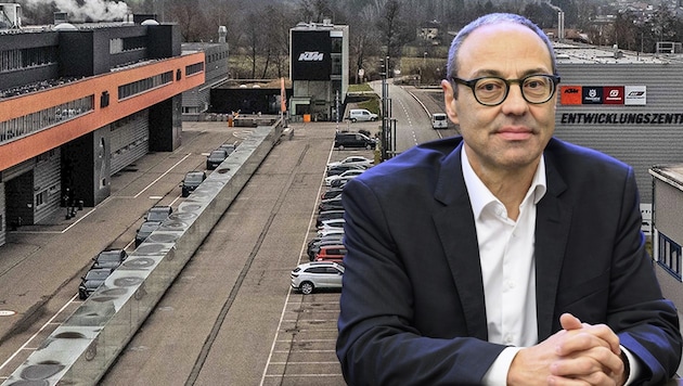 Also present in the courtroom at the two previous KTM insolvency hearings: KSV1870 expert Karl-Heinz Götze. (Bild: Krone KREATIV/Daniel Scharinger, Team FotoKerschi)