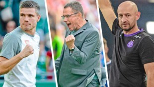 Rapids Robert Klauß führt im Rahmen der „Krone“-Fußballerwahl bei der Wahl zum tipp 3 Trainer ...
