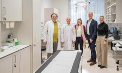 Abteilungsvorstand Gerhard Bratschitsch, ärztlicher Direktor Erich Schaflinger, ...