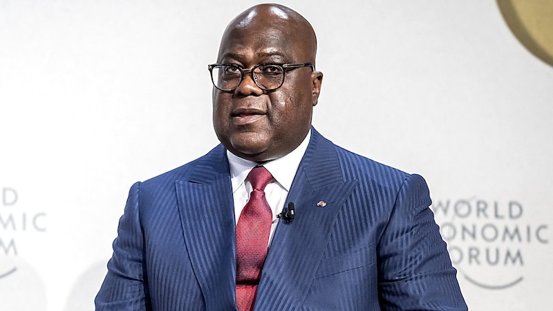 President Félix Tshisekedi (Bild: AFP/FABRICE COFFRINI)