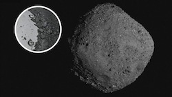Im Staub und Geröll von Bennu verbargen sich Salze, die auf außerirdische Wasserwelten ...