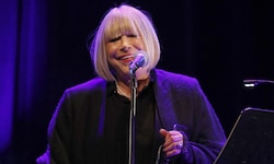 Die britische Sängerin Marianne Faithfull