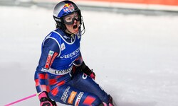 Zrinka Ljutic hat sich den Sieg im Slalom von Courchevel geholt.