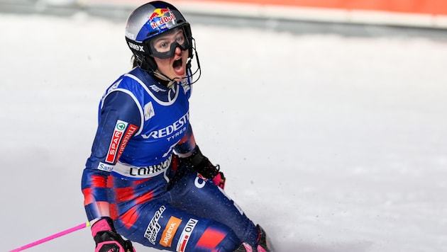 Zrinka Ljutic hat sich den Sieg im Slalom von Courchevel geholt. (Bild: GEPA)