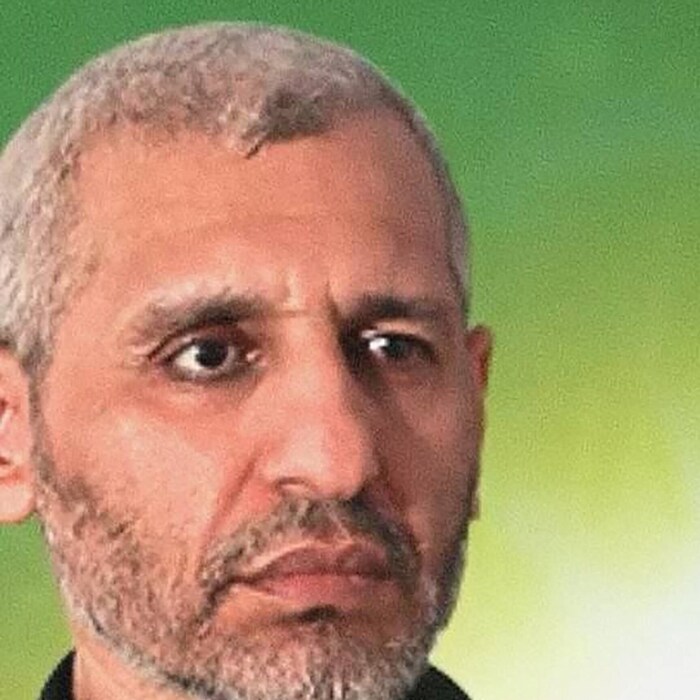 There were only a few photos of Mohammed Deif, he was often outlined.