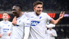 In einem wilden Spiel gelingt Hoffenheim ein 4:3-Sieg gegen Anderlecht.  (Bild: AFP/APA/JOHN THYS)