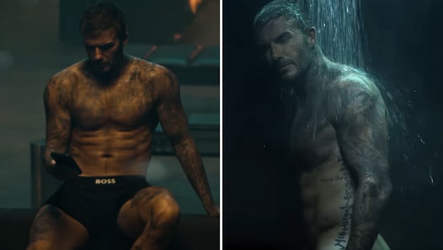 David Beckham's boss underwear commercial is not only making wife Victoria Beckham rave. (Bild: instagram.com/davidbeckham)