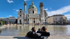 Die Bundeshauptstadt Wien legte 2024 bei Nächtigungen und Co. kräftig zu. (Bild: AFP)