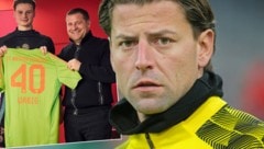 Roman Weidenfeller (re.) kann den Wechsel von Jonas Urbig (li.) nicht nachvollziehen. (Bild: GEPA)