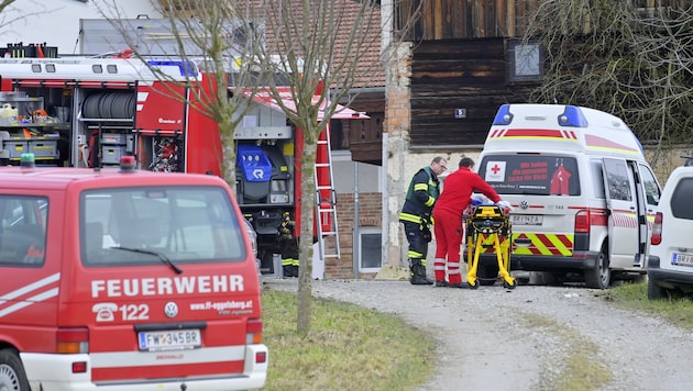 Die Einsatzkräfte konnten den Mann nicht mehr retten. (Bild: Manfred Fesl)