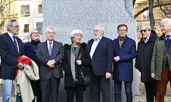 Von links: Heinz Mayer, Terezija Stoisits, Heinz Fischer, Heide Schmidt, Franz Fischler, Rudolf ...