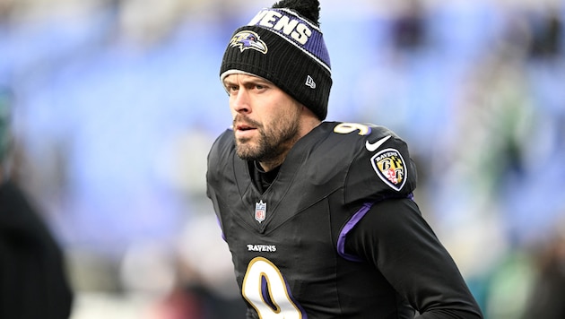 Justin Tucker (Bild: AFP/APA/Getty Images via AFP/GETTY IMAGES/Greg Fiume)