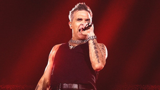 Vienna and Klagenfurt: this summer, superstar Robbie Williams will be stopping off in Austria for two concerts. (Bild: Barracuda Music)