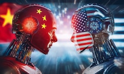 Mit Exporteinschränkungen auf Hightech-Güter wollten die USA China in Sachen KI-Forschung auf ...