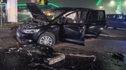 In diesem Zivil-Streifenwagen saß eine Polizistin am Steuer, als in Traun der BMW des Rasers ...